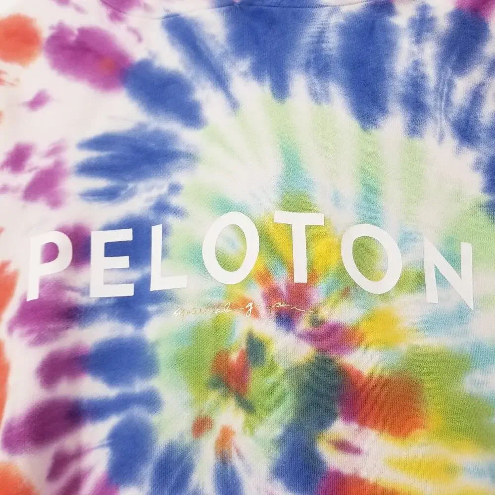 Spiritual Gangster x Peloton Unisex Tie Dye Hoodie Pullover Sweater